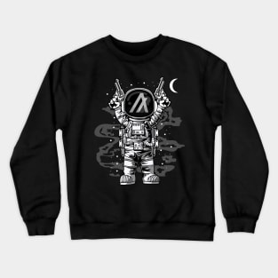 Astronaut Algorand ALGO Coin To The Moon Crypto Token Cryptocurrency Wallet Birthday Gift For Men Women Crewneck Sweatshirt